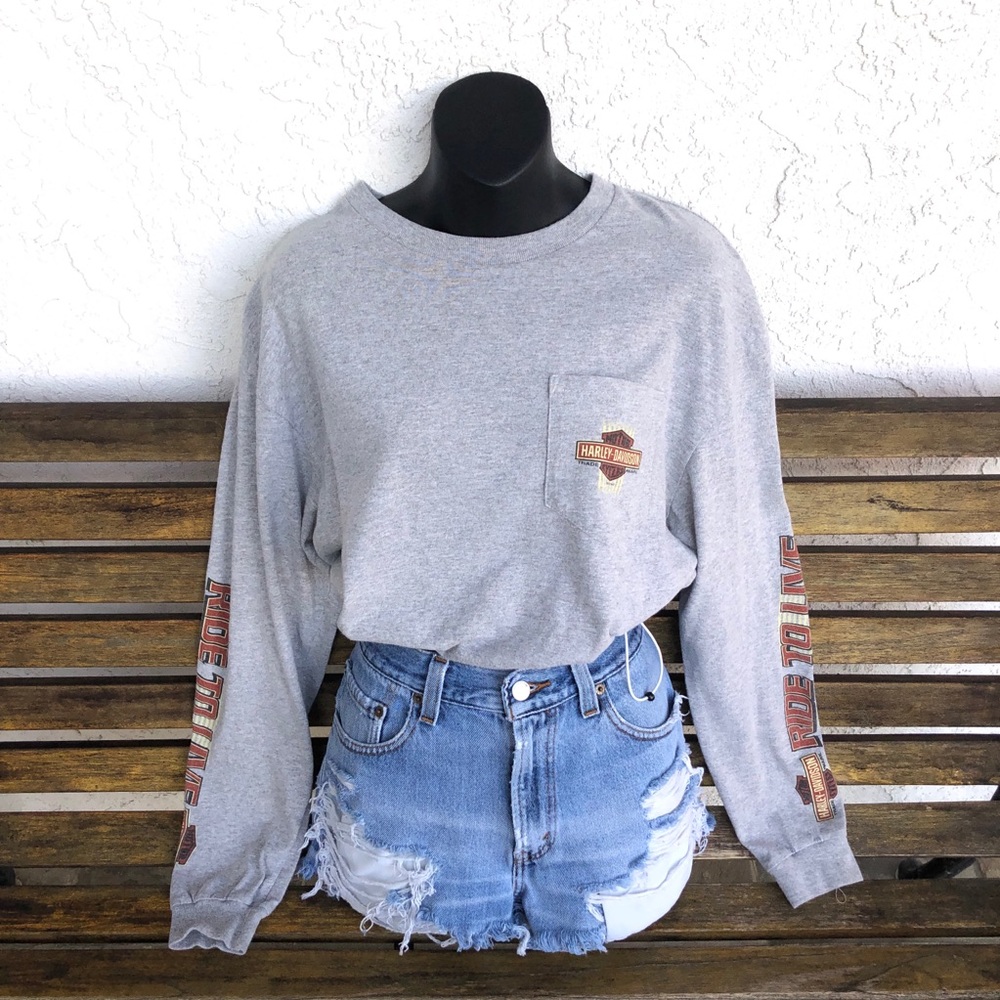 Harley Davidson | Cropped Longsleeve - Picture 1 of 4